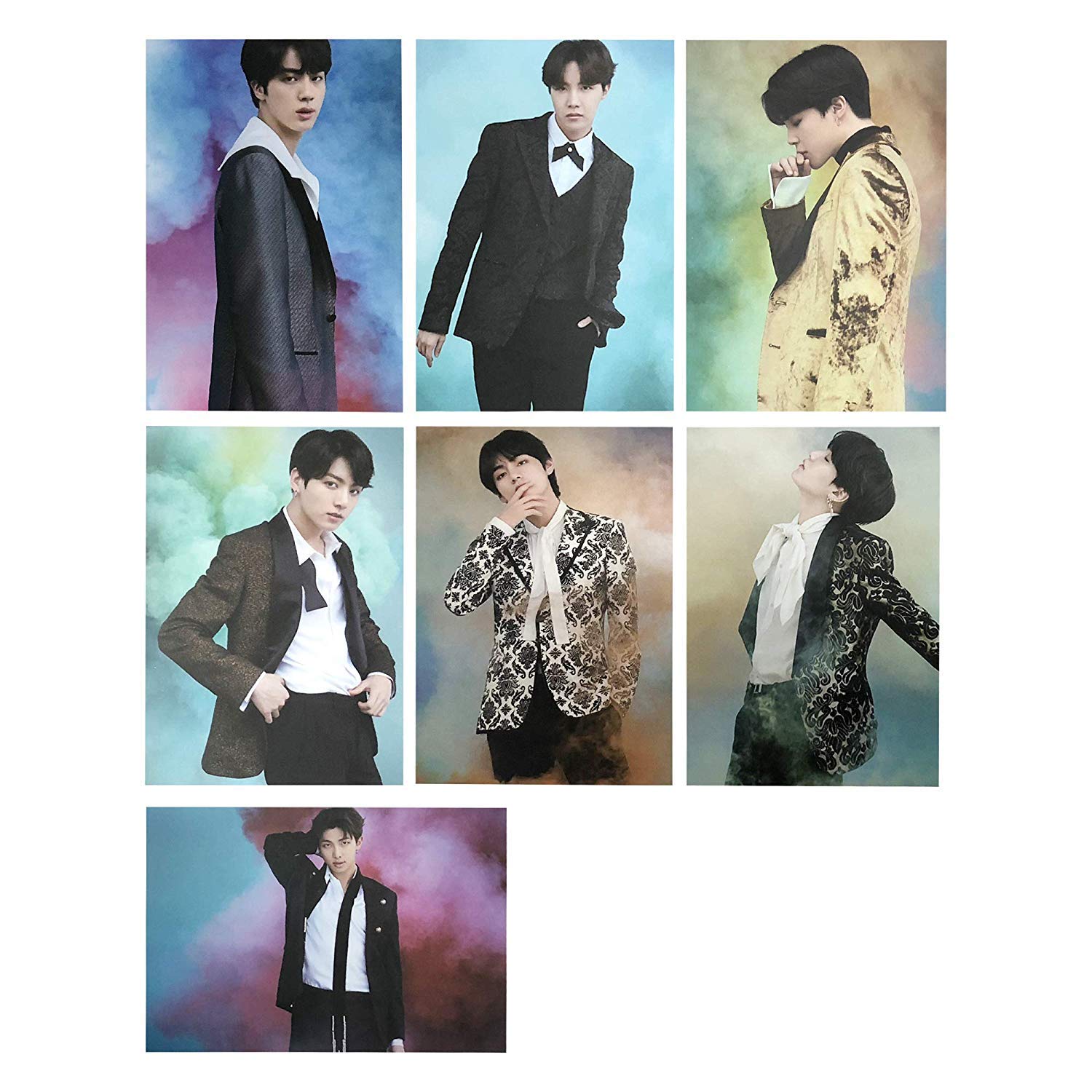 VT Cosmetics x BTS Photocard Set of 7 (Size:108x148/A6 Size